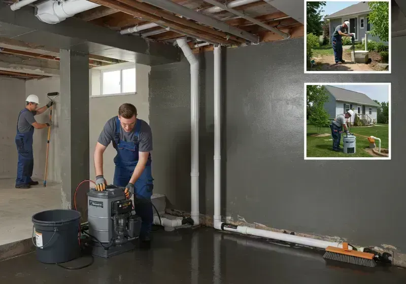 Basement Waterproofing and Flood Prevention process in Tice, FL